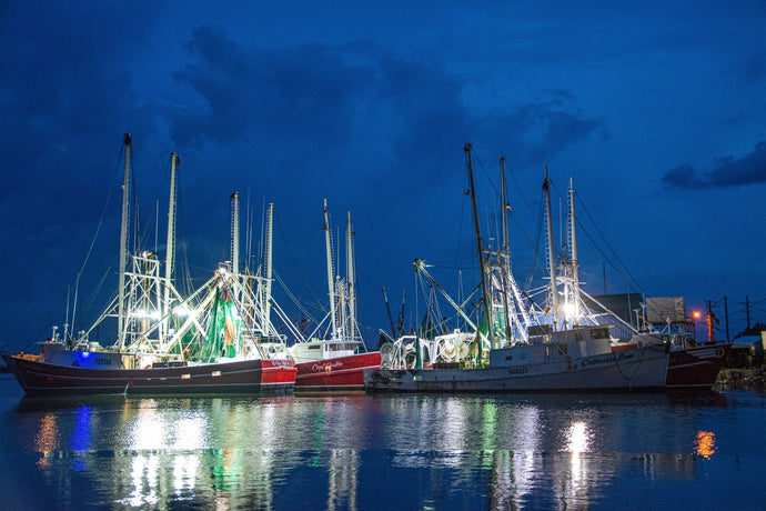 20x30 Beaufort Shrimp Boats - Matthew Raynor Photography